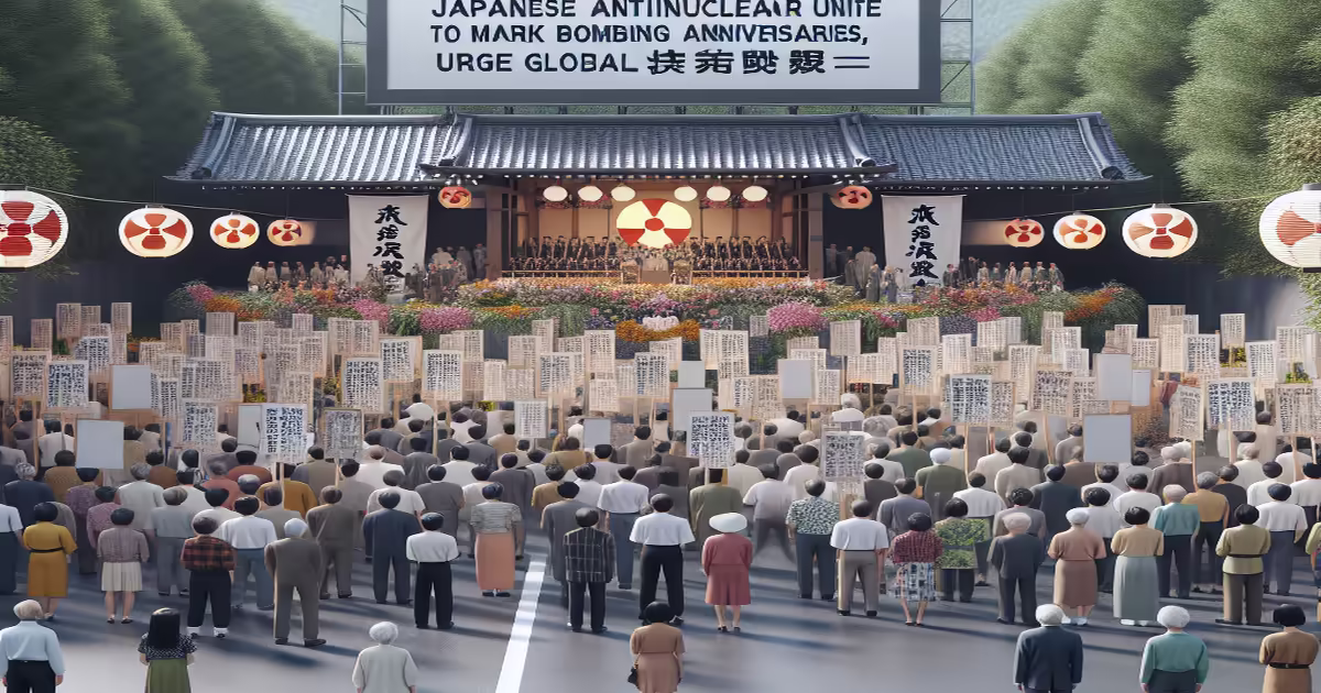 Japanese Antinuclear Groups Unite to Mark Bombing Anniversaries, Urge Global Action