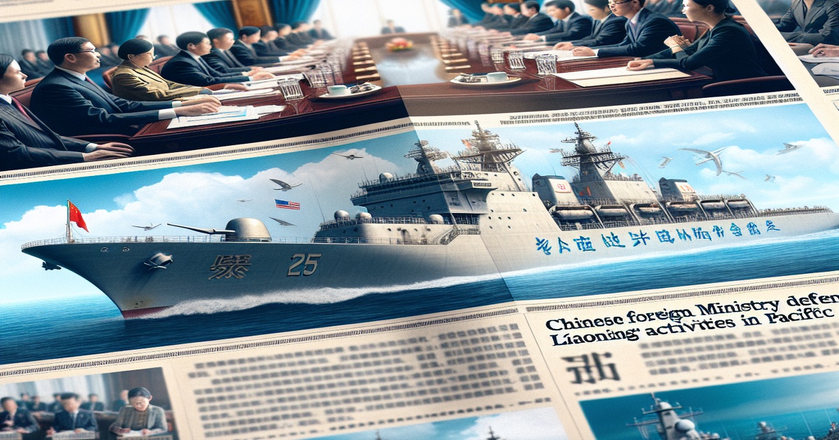 Main image to the post Chinese Foreign Ministry Defends Liaoning's Activities in Pacific Waters