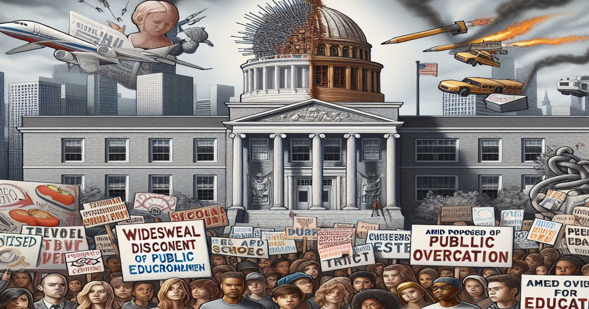 Main image to the post U.S. Public Education Faces Widespread Discontent Amid Trump’s Proposed DOE Overhaul