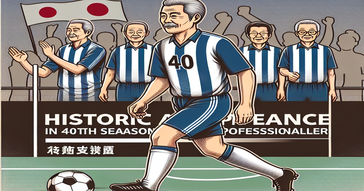 Main image to the post Kazuyoshi Miura Makes Historic Appearance in 40th Season as Professional Footballer