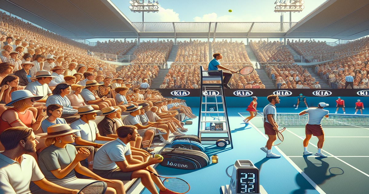 Main image to the post A Day of Drama, Delight, and Technological Debate at the Australian Open