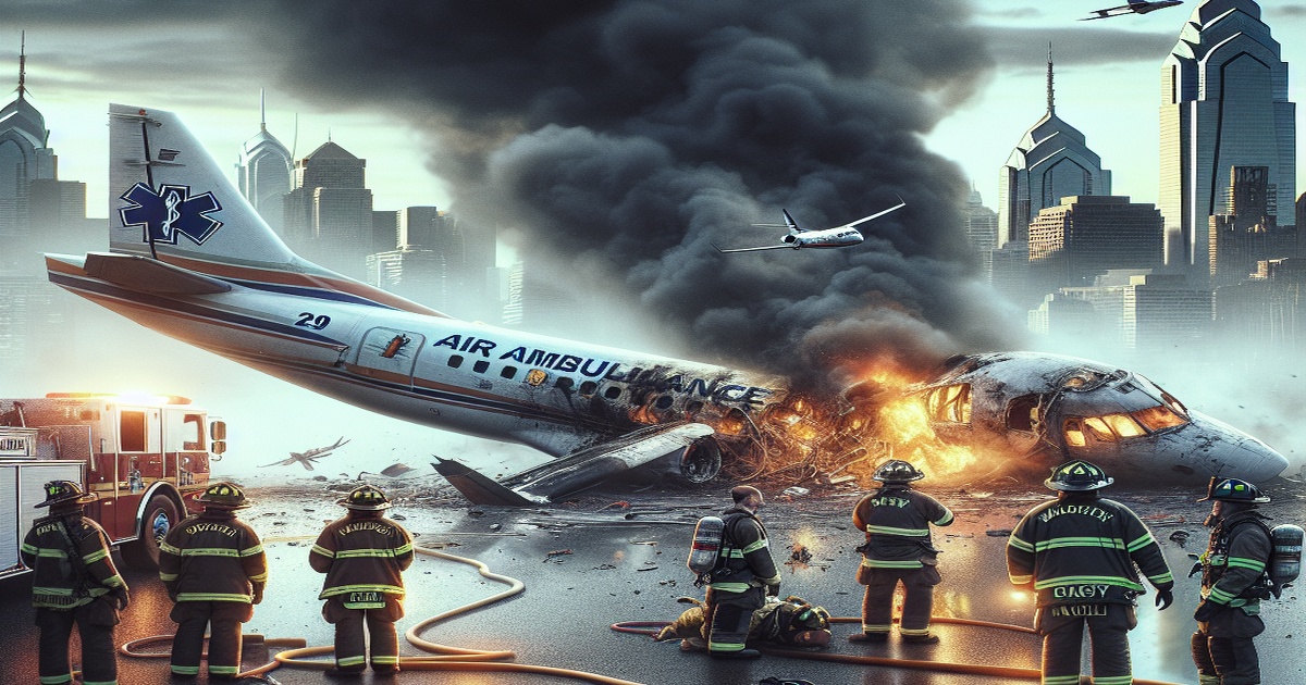 Main image to the post Tragic Air Ambulance Crash in Philadelphia Claims Seven Lives
