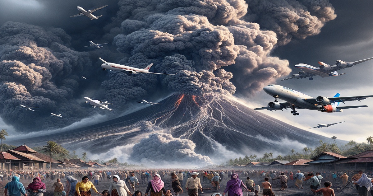 Main image to the post Volcano Eruption Disrupts Flights and Prompts Evacuations in Indonesia