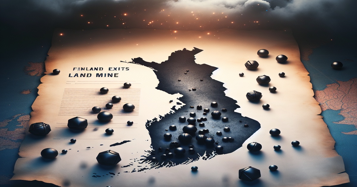 Main image to the post Finland Exits Land Mine Treaty Amidst Security Concerns