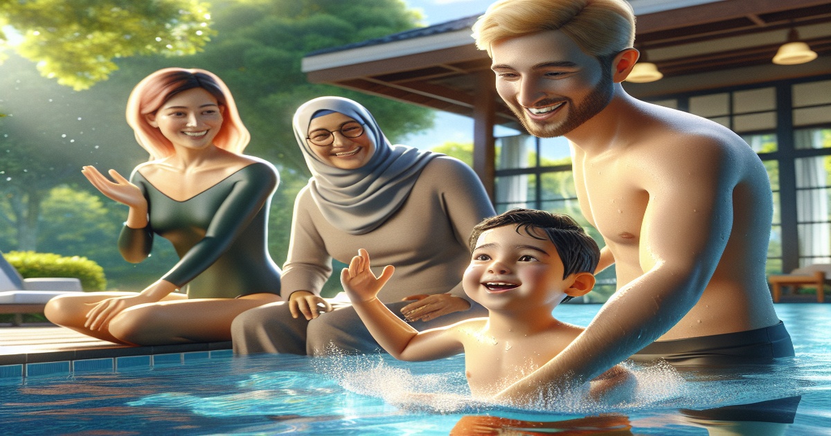 Main image to the post Following in the Footsteps of His Water-Loving Parents