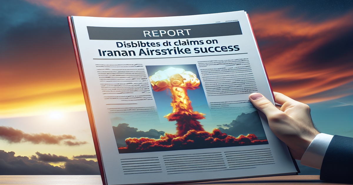 Main image to the post Report Disputes Trump's Claims on Iranian Airstrike Success