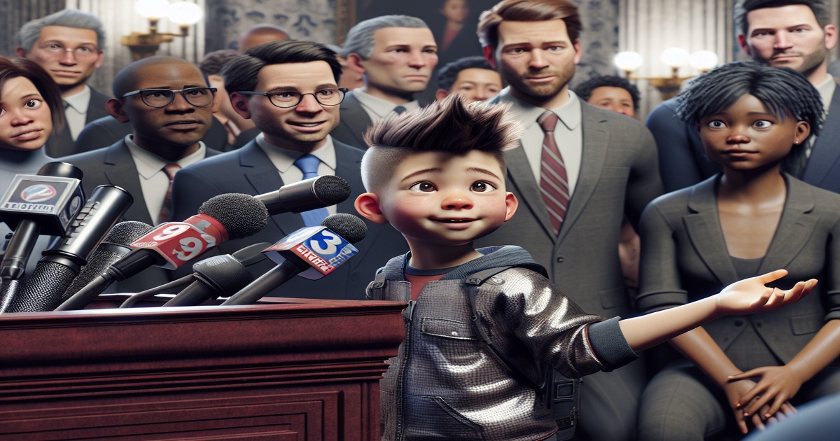 Main image to the post Elon Musk's Son Steals the Show at White House Press Conference