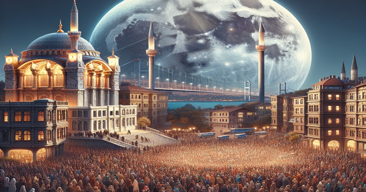 Main image to the post Supermoon Lights Up Istanbul While Global Protests Erupt Over Gaza Violence