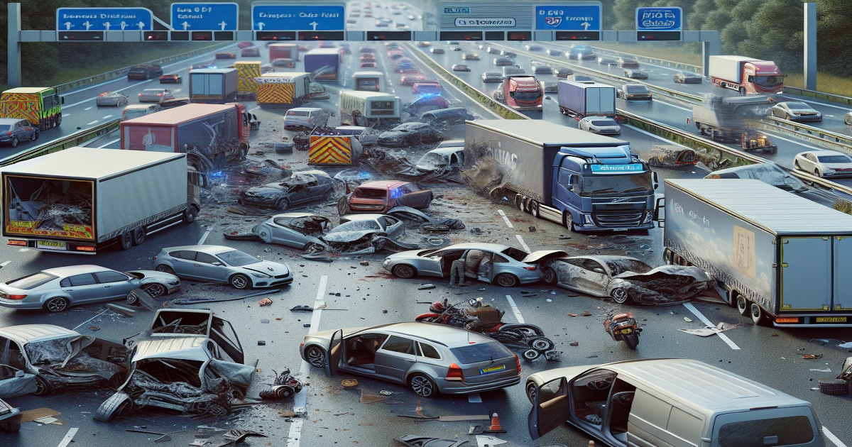Main image to the post Multi-Vehicle Collision on A2 Leads to M25 Delays and Road Closure