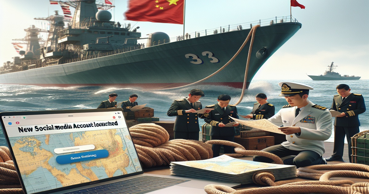 Main image to the post Chinese Navy Launches Official Social Media Account on X