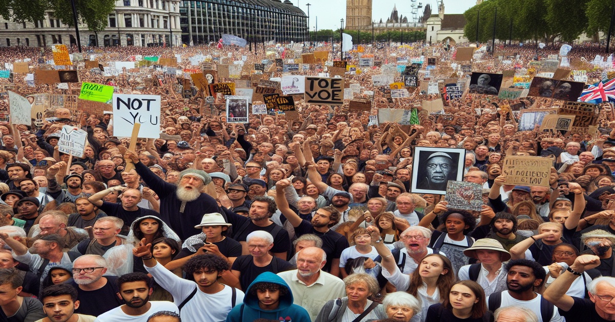 Main image to the post Thousands Rally in London for Palestine as Ceasefire Looms in Gaza