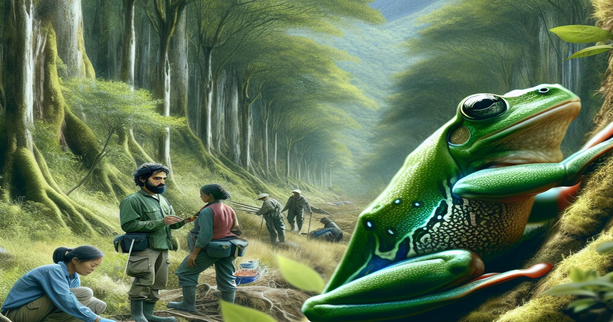 Main image to the post Chile Launches Initiative to Protect Endangered Darwin’s Frog