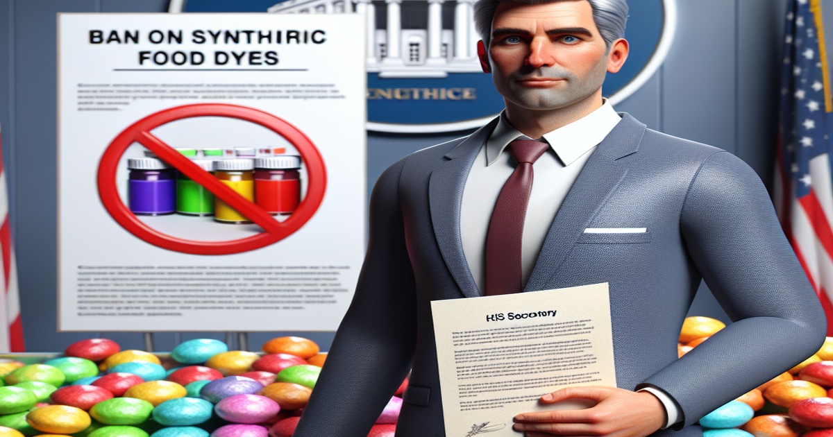 Main image to the post Ban on Synthetic Food Dyes Announced by HHS Secretary Robert F. Kennedy, Jr.