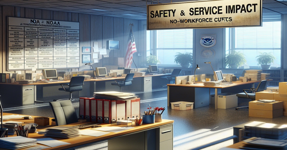 Main image to the post NOAA Faces Severe Workforce Cuts Amid Growing Concerns Over Safety and Service Impact