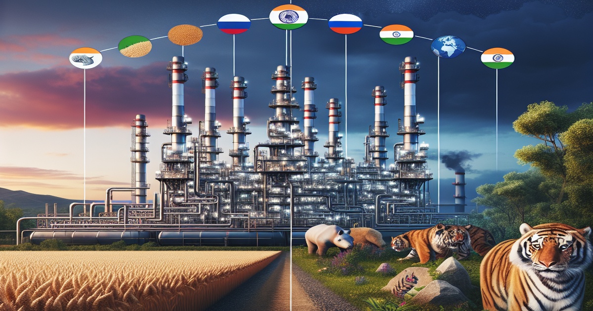 Main image to the post India Stands Firm on Russian Oil Purchases Amidst U.S. Sanction Threats