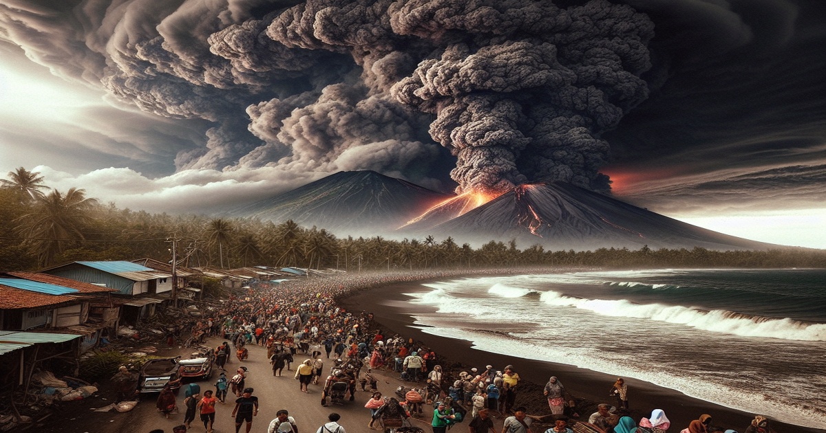 Main image to the post Indonesian Rescuers Evacuate Thousands After Volcano Erupts