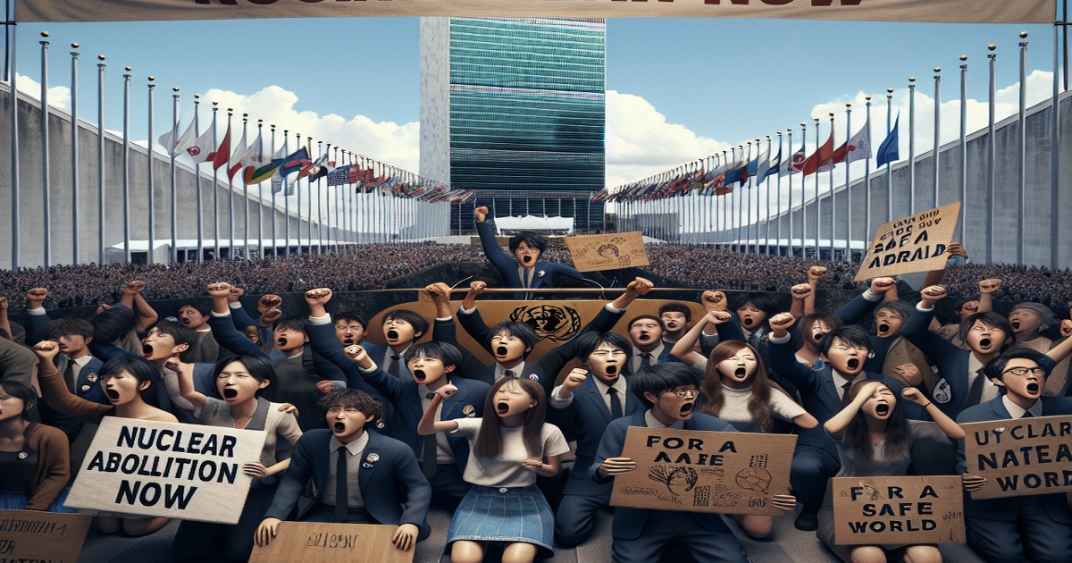 Main image to the post Japanese Students Advocate for Nuclear Abolition at U.N. Gathering