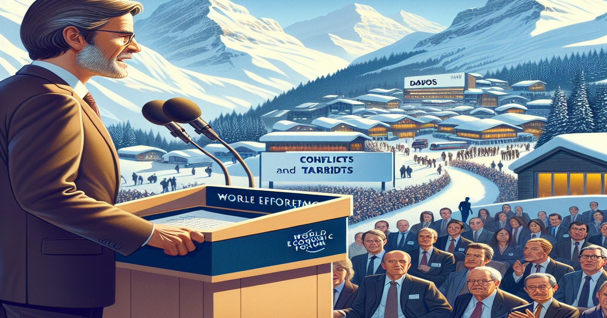 Main image to the post Trump Addresses World Economic Forum in Davos, Discusses Conflicts and Tariffs