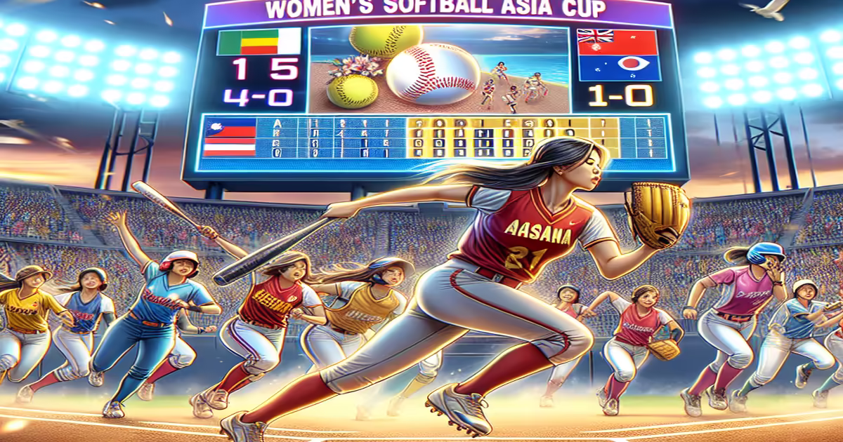 Main image to the post China Dominates Opening Day at Women's Softball Asia Cup 2025 with 15-0 Victories
