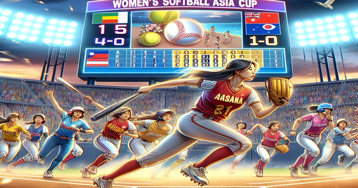 Main image to the post China Dominates Opening Day at Women's Softball Asia Cup 2025 with 15-0 Victories