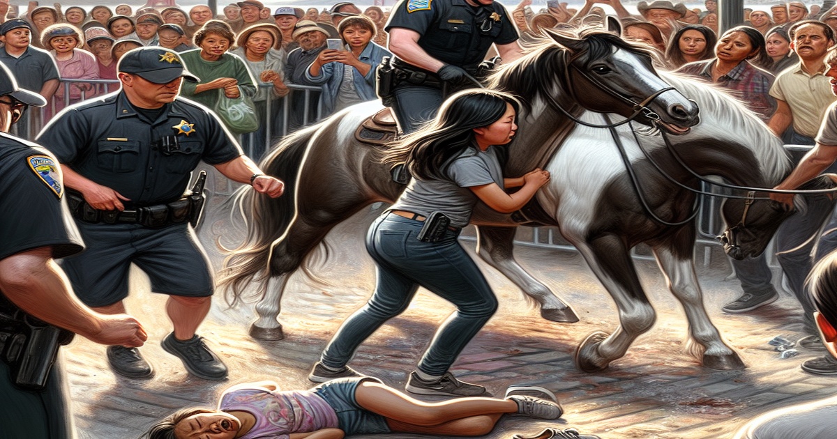 Main image to the post San Francisco Woman Arrested for Horse Tail Tugging Incident that Injured Child Rider