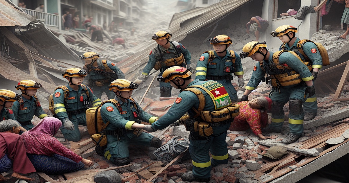 Main image to the post Chinese Rescue Teams Persevere in Myanmar Earthquake Aftermath