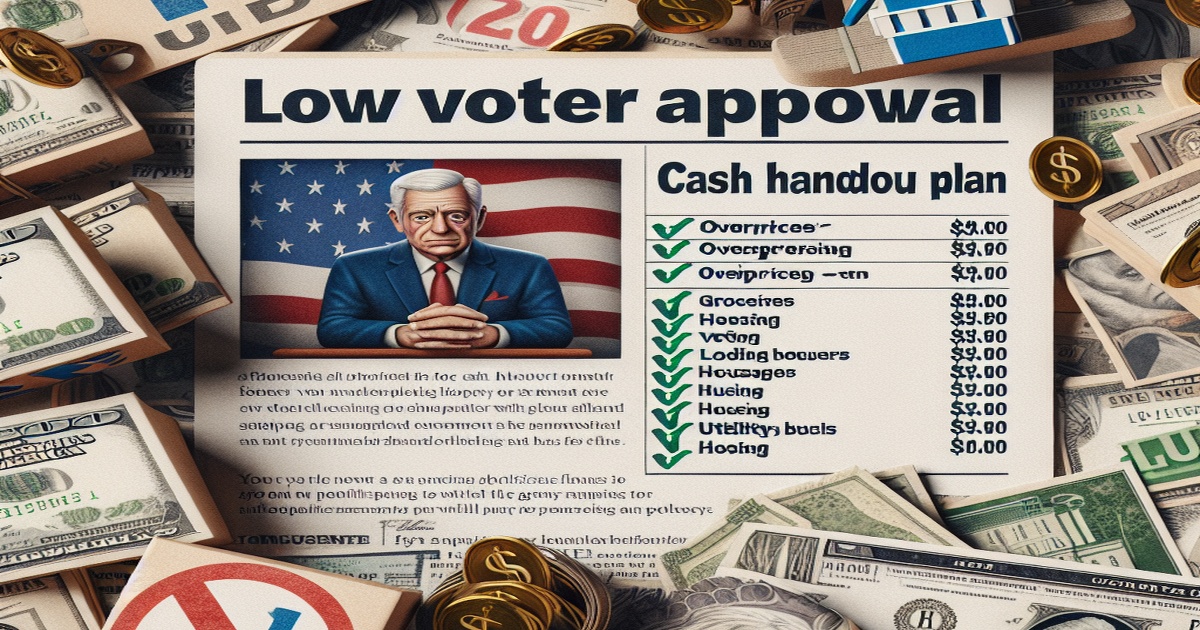 Main image to the post Voter Approval of Ishiba's Cash Handout Plan Low, Amid Rising Prices