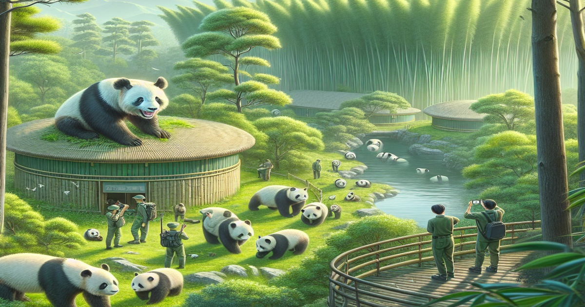 Main image to the post Artificial Dens Attract Wild Pandas in Sichuan Park, Boosting Conservation Efforts