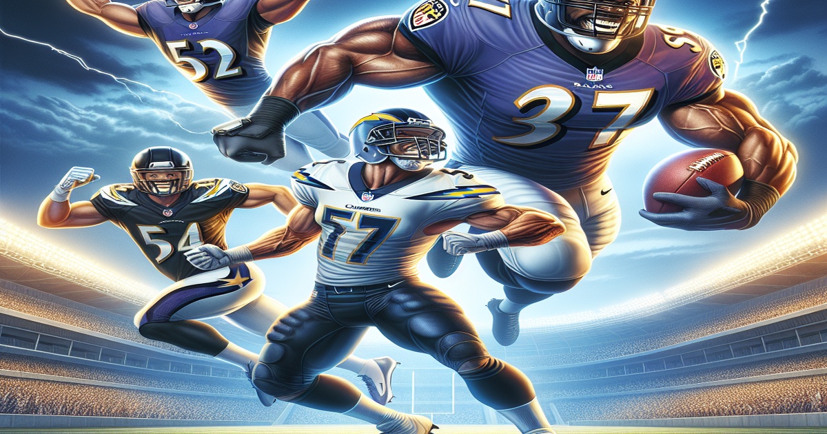 Main image to the post Ravens Soar Past Chargers in Harbaugh Bowl III, Lamar Jackson and Derrick Henry Shine