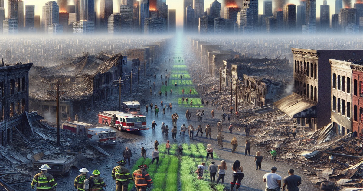 Main image to the post Devastation and Hope Amidst the Flames - A City Battles Back from the Ashes