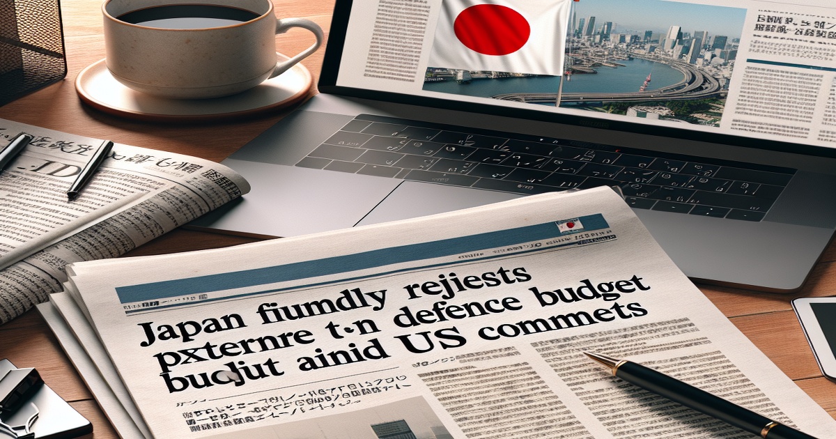 Main image to the post Japan Firmly Rejects External Pressure on Defence Budget Amid US Comments