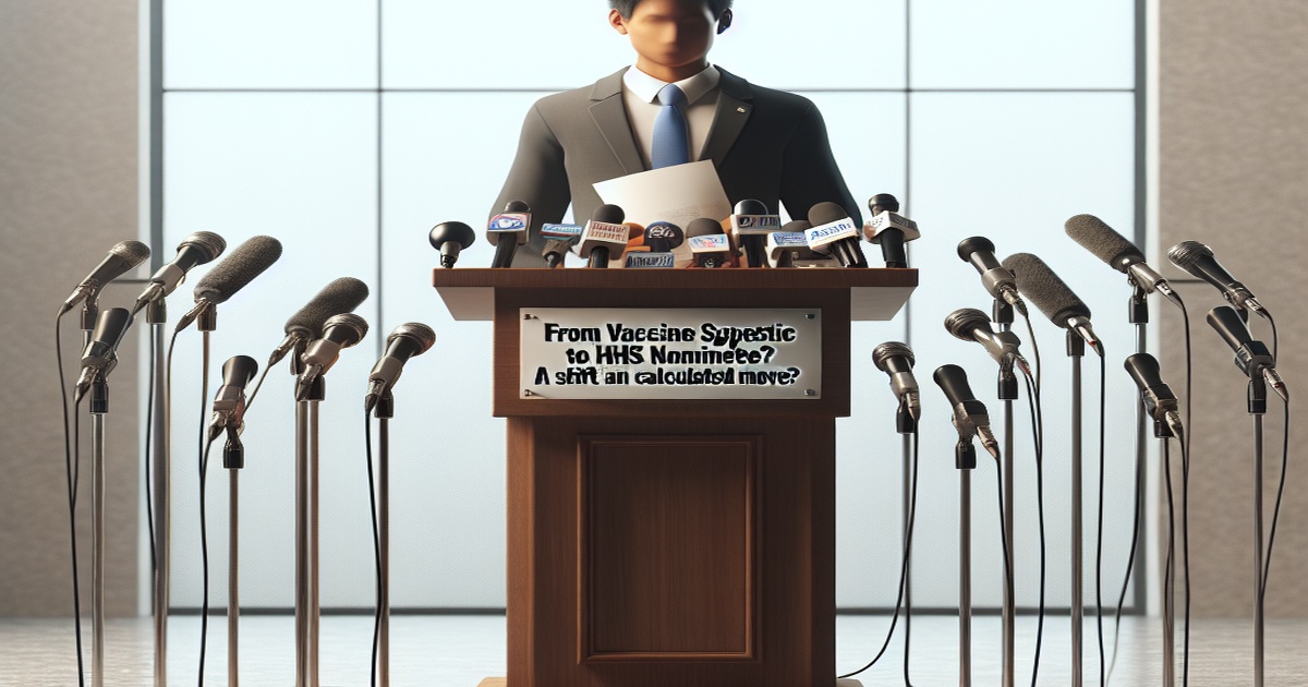 Main image to the post From Vaccine Skeptic to HHS Nominee? A Shift in Stance or a Calculated Move?
