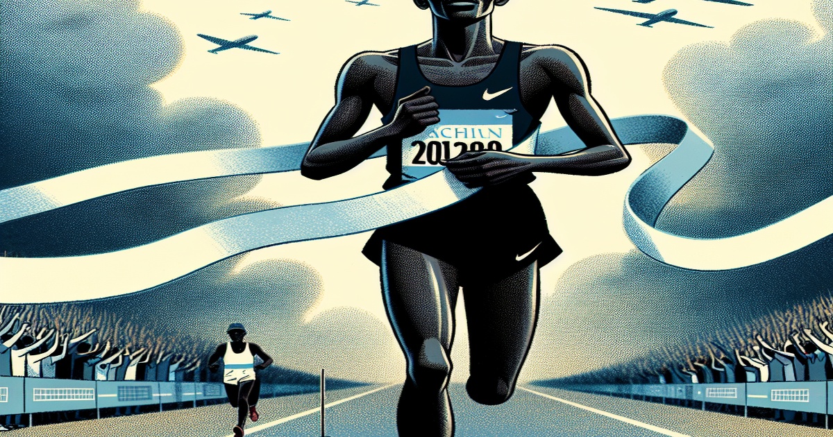 Main image to the post Kenyan Marathon Star Kelvin Kiptum and Coach Killed in Tragic Car Crash