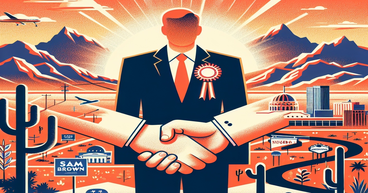 Main image to the post Trump Endorses Brown in Nevada Senate Race, Boosting His Primary Chances