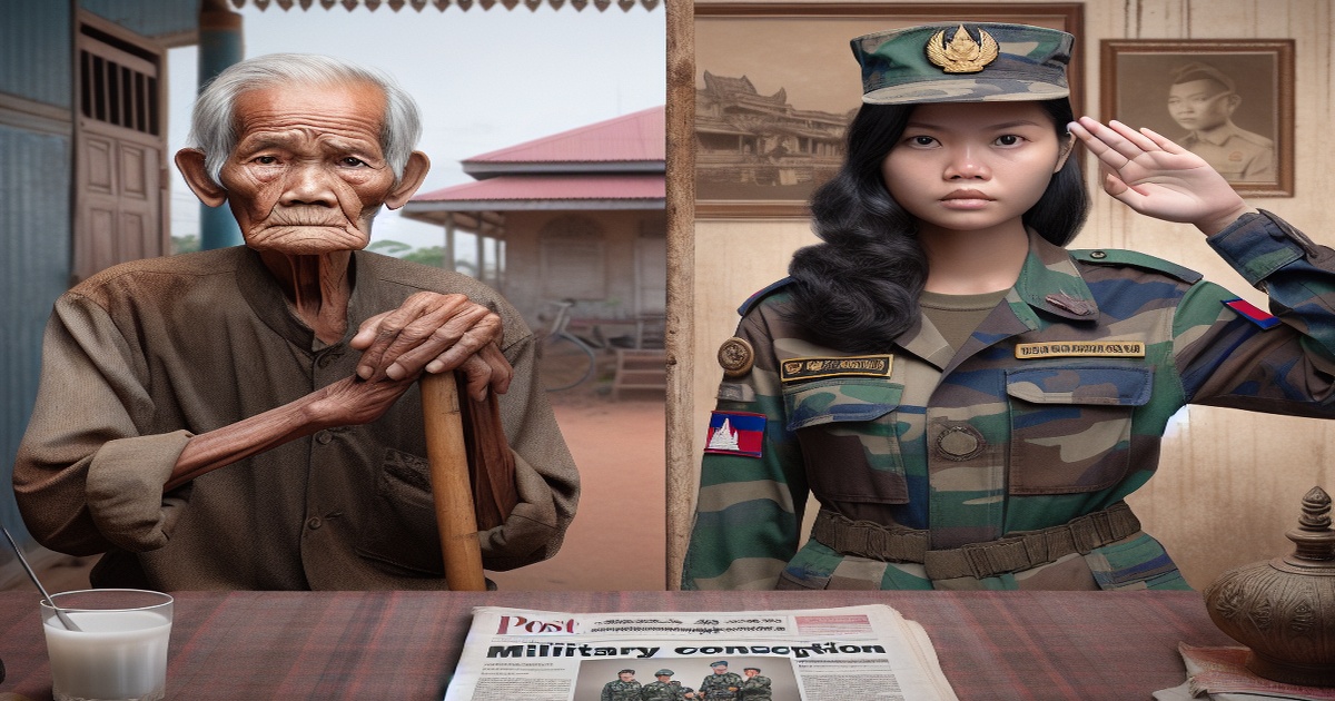 Main image to the post Generational Divide Among Cambodians Over Military Conscription
