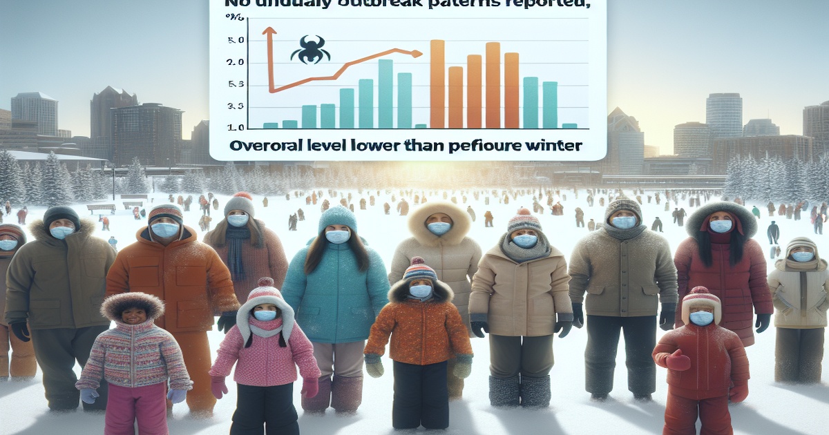 No Unusual Outbreak Patterns Reported, Overall Level Lower Than Previous Winter