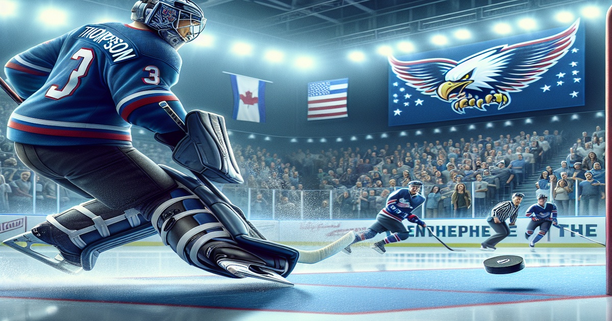 Main image to the post Thompson's Stellar Saves Propel Capitals to Victory