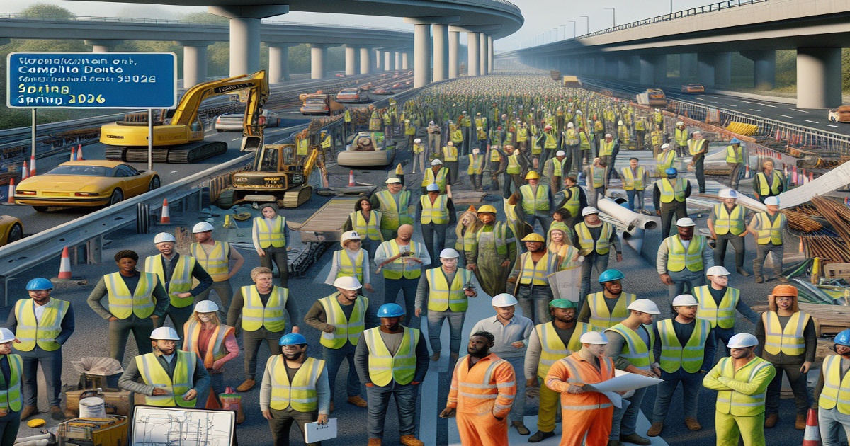 Main image to the post M25 Improvement Project Delayed by Nine Months, Completion Pushed to Spring 2026