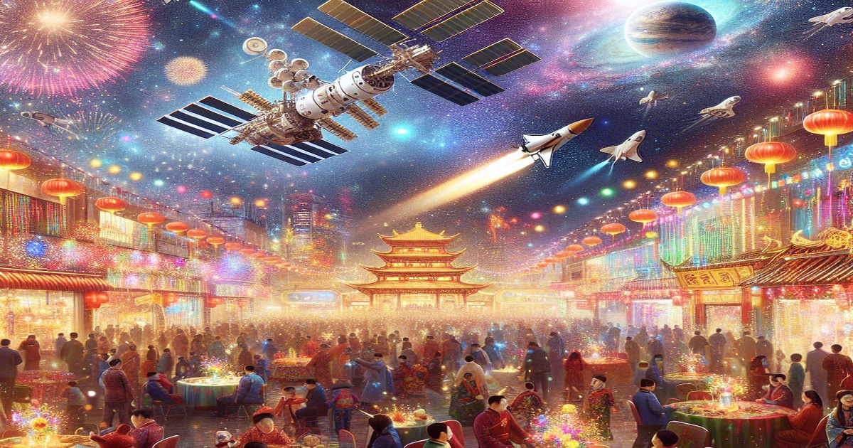 Main image to the post Spring Festival Greetings from Tiangong and China's Expanding Space Missions