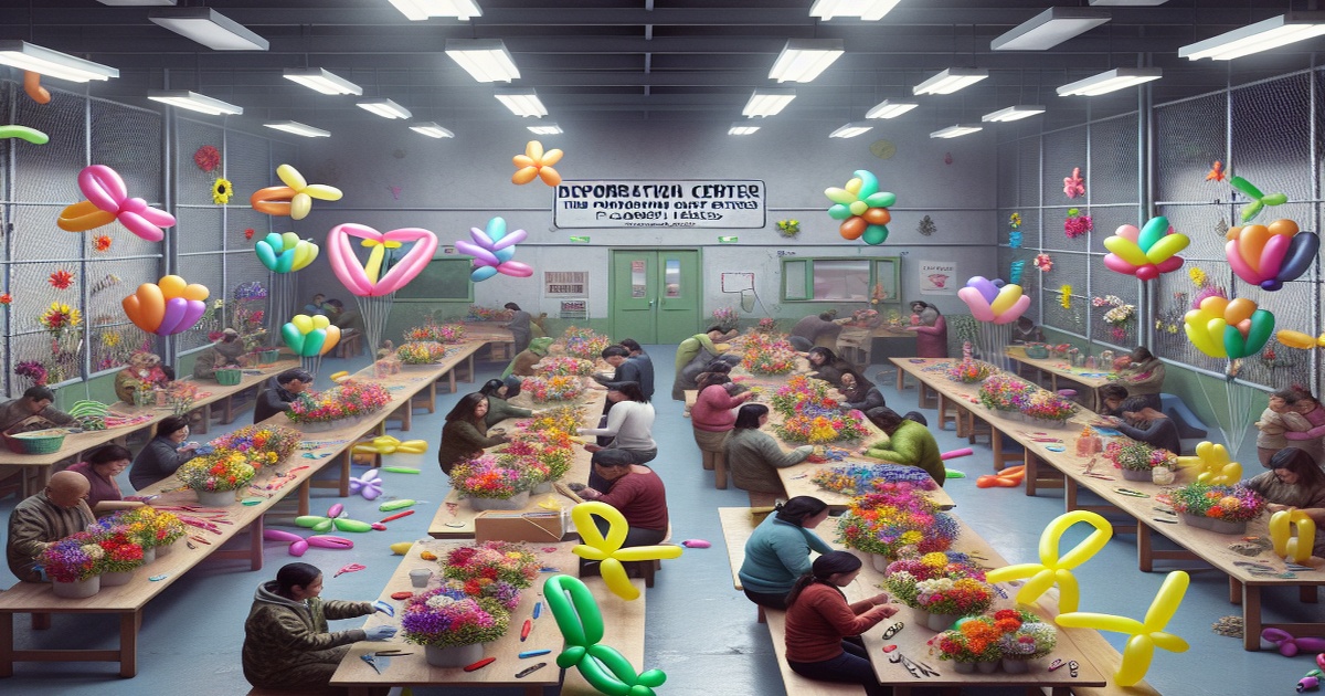Deportation Center to Offer Balloon Craft and Floristry Classes, Sparking Controversy
