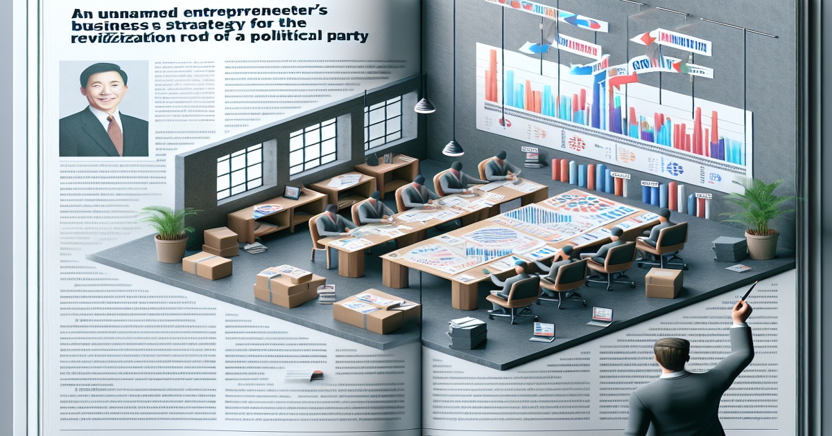 Main image to the post Shinji Ishimaru's Entrepreneurial Approach to Political Party Saisei no Michi