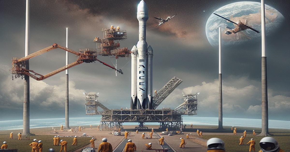 Main image to the post SpaceX Launch Scrubbed Due to Clamp Arm Issue, Astronauts Remain Stranded on ISS