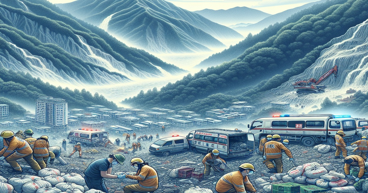 Main image to the post China Allocates $6.97 Million for Sichuan Landslide Relief, Over 30 Missing