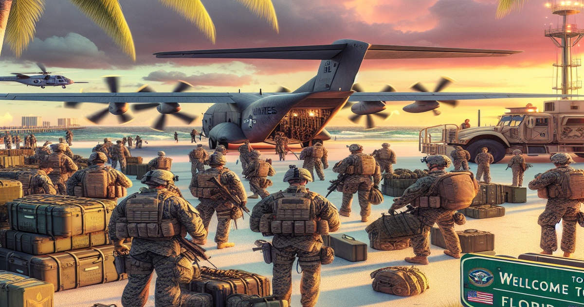 Main image to the post U.S. Northern Command Deploys Marines to Assist ICE in Florida
