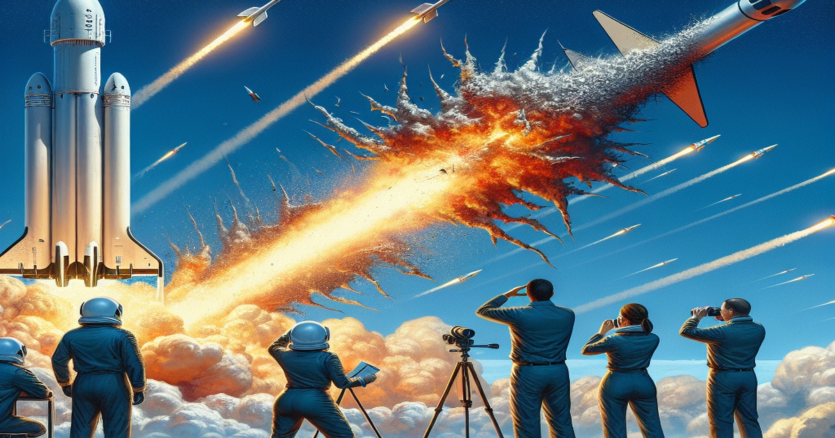 Main image to the post SpaceX Investigates Starship Explosion Caused by Engine Fire During Launch