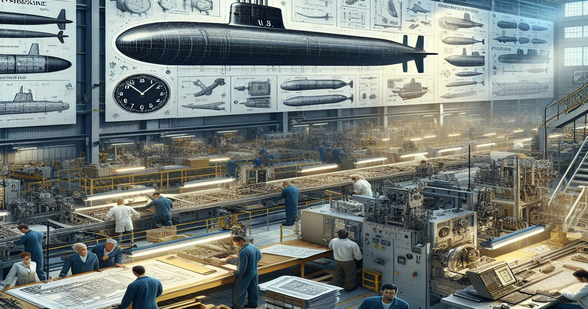 Main image to the post Challenges in U.S. Submarine Production Amid AUKUS Ambitions