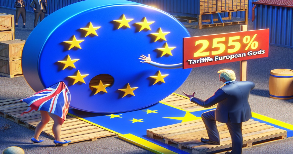 Main image to the post Trump Criticizes the EU and Announces 25% Tariff on European Goods
