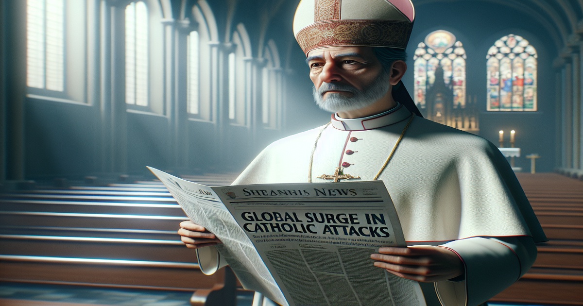 Main image to the post Catholic Bishop Warns of Global Surge in Anti-Catholic Attacks Following Basilica Incident