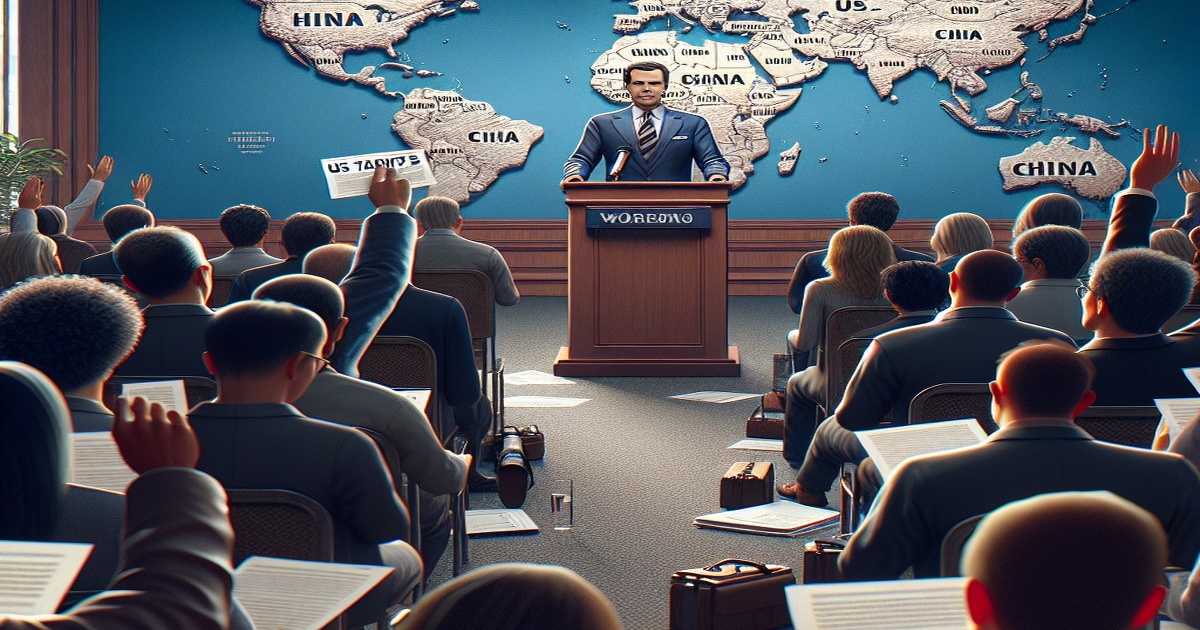 Main image to the post China Criticizes US Tariffs Linked to Fentanyl Crisis at Press Conference