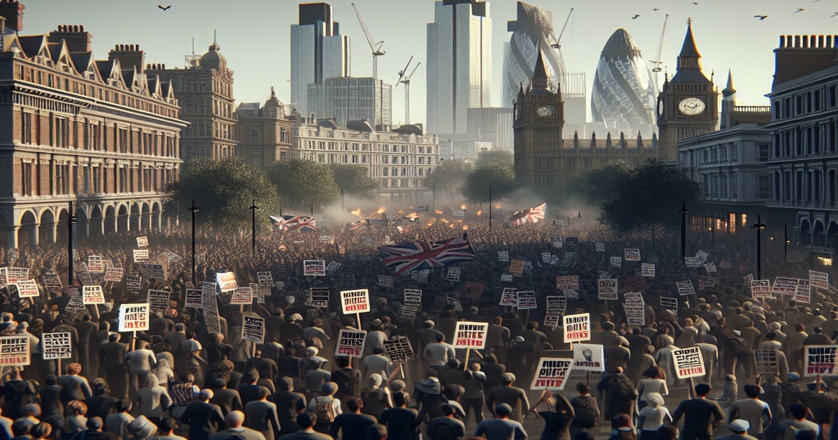 Main image to the post Government Plans to Proscribe Palestine Action Sparks Intense Protests in London